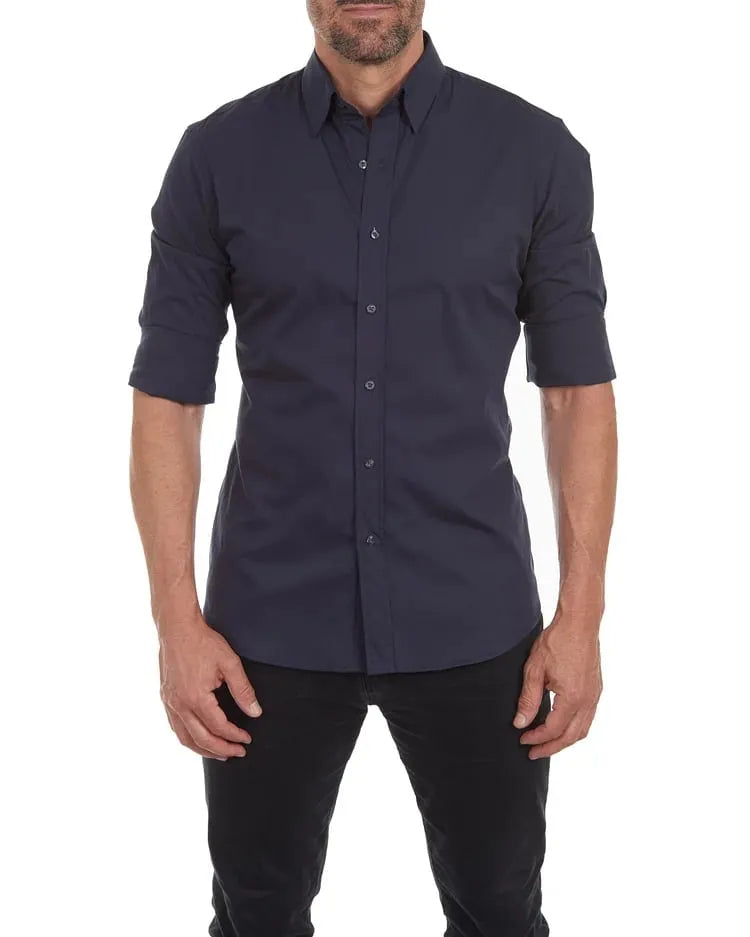 Liam MuscleFit - Oxford Shirt with Zipper