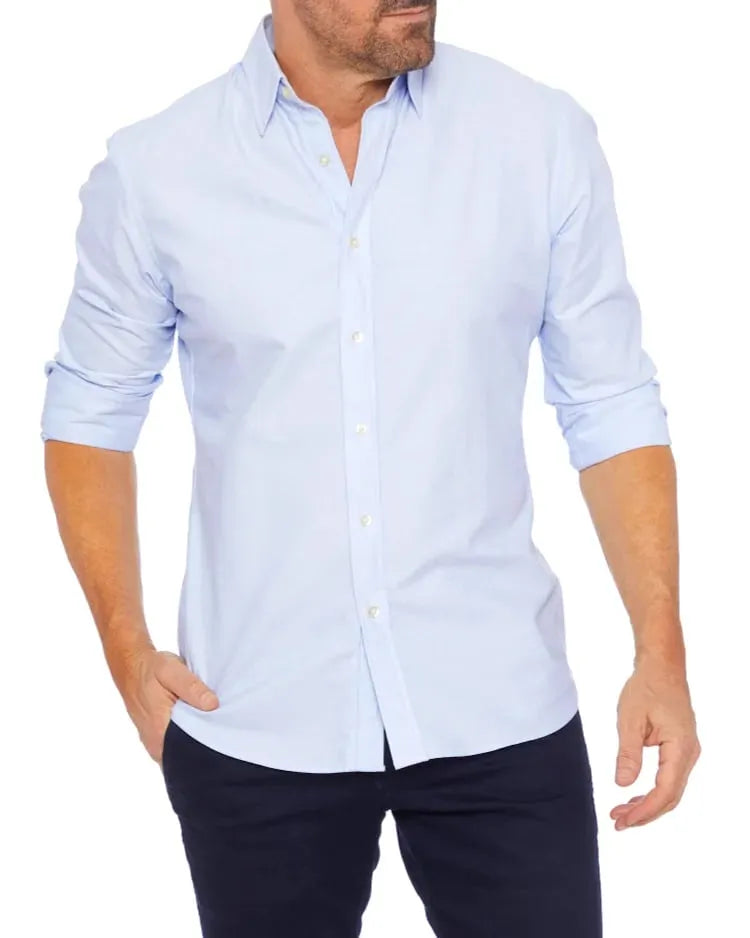 Liam MuscleFit - Oxford Shirt with Zipper