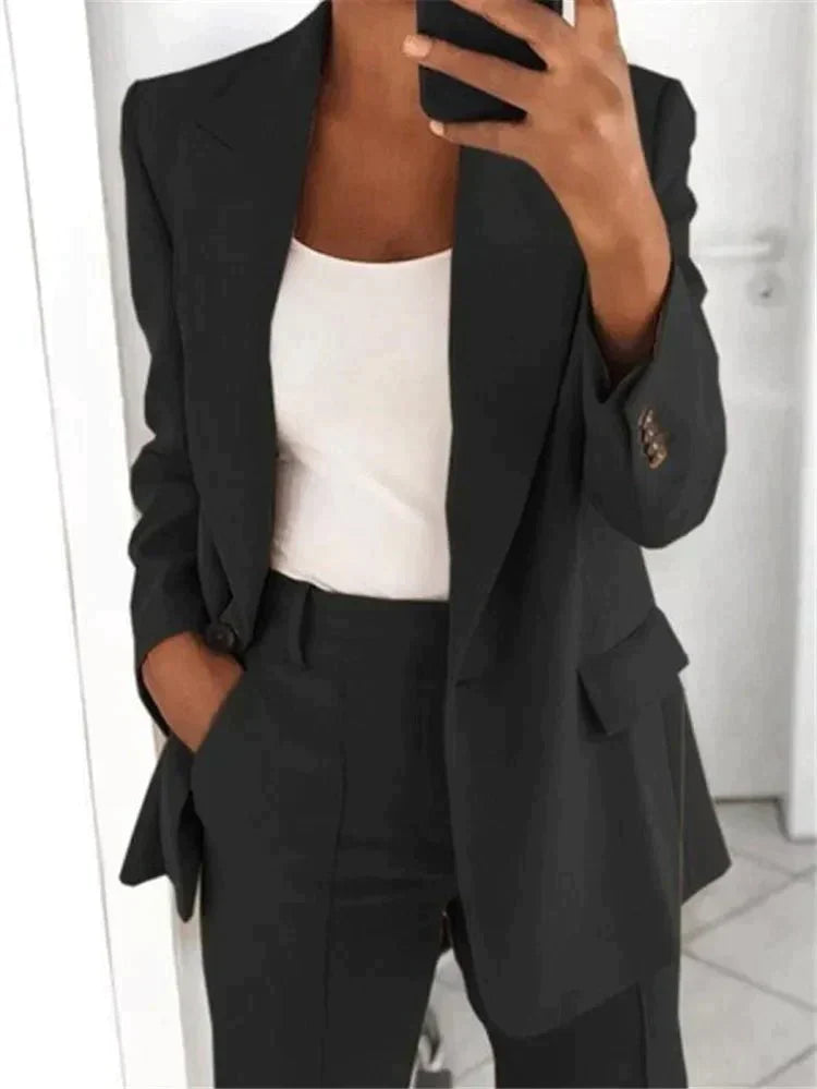 Serena™ - Elegant Two-Piece Blazer Suit