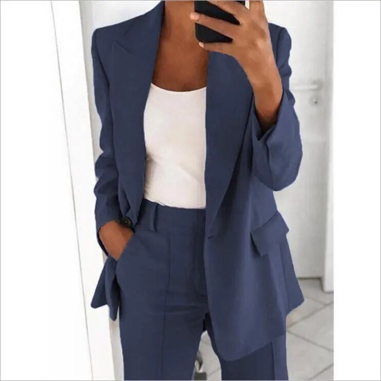 Serena™ - Elegant Two-Piece Blazer Suit