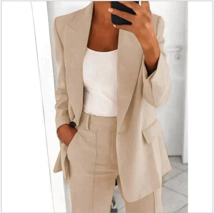 Serena™ - Elegant Two-Piece Blazer Suit