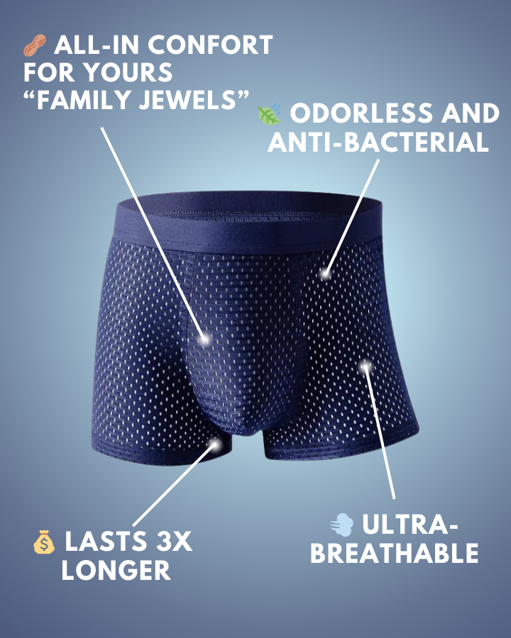 Bamboo Mesh Underwear™️ (5+5 FREE) - Incomparable Comfort & Elegant Durability