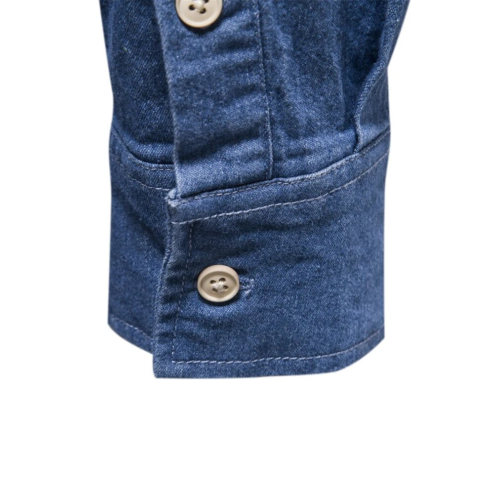 Jens Denim Shirt - Timeless Charm and Modern Comfort