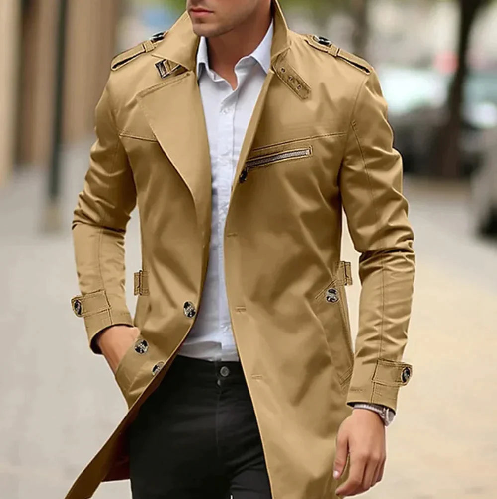 Lucas™ | Stylish Trench Coat for Men