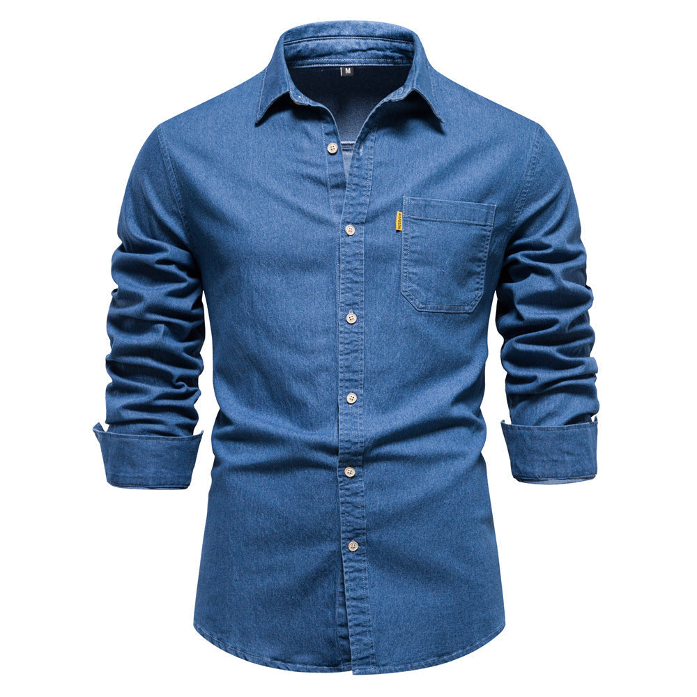 Jens Denim Shirt - Timeless Charm and Modern Comfort