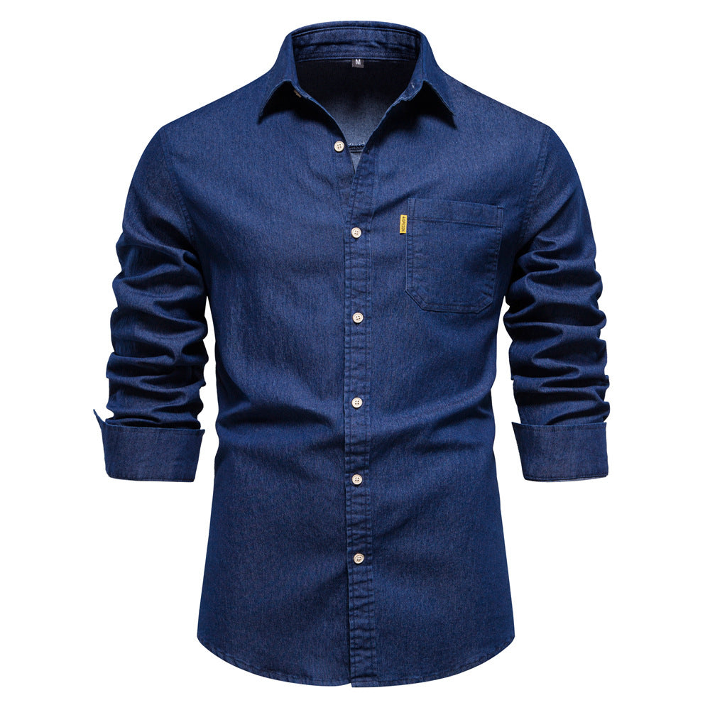 Jens Denim Shirt - Timeless Charm and Modern Comfort