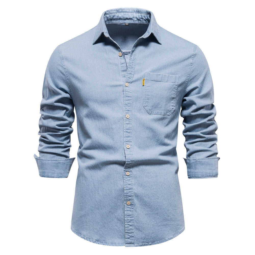 Jens Denim Shirt - Timeless Charm and Modern Comfort