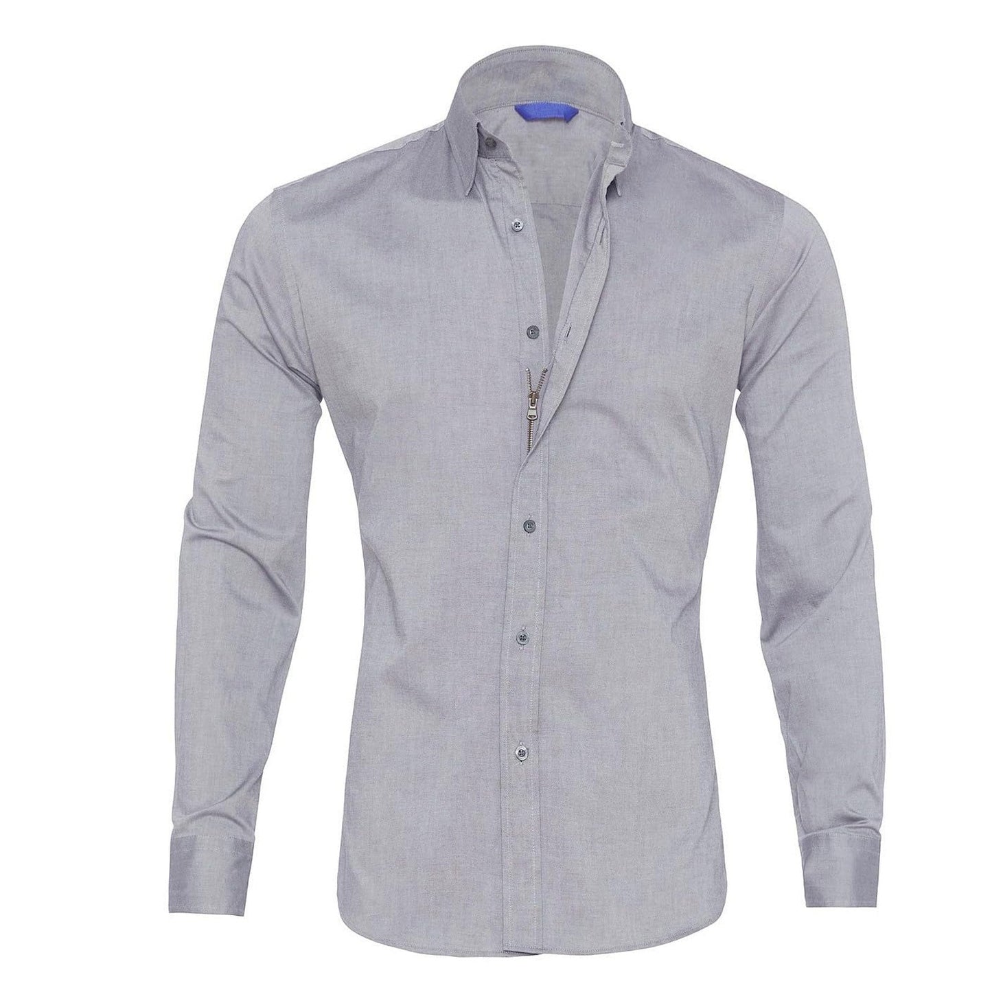 Liam MuscleFit - Oxford Shirt with Zipper