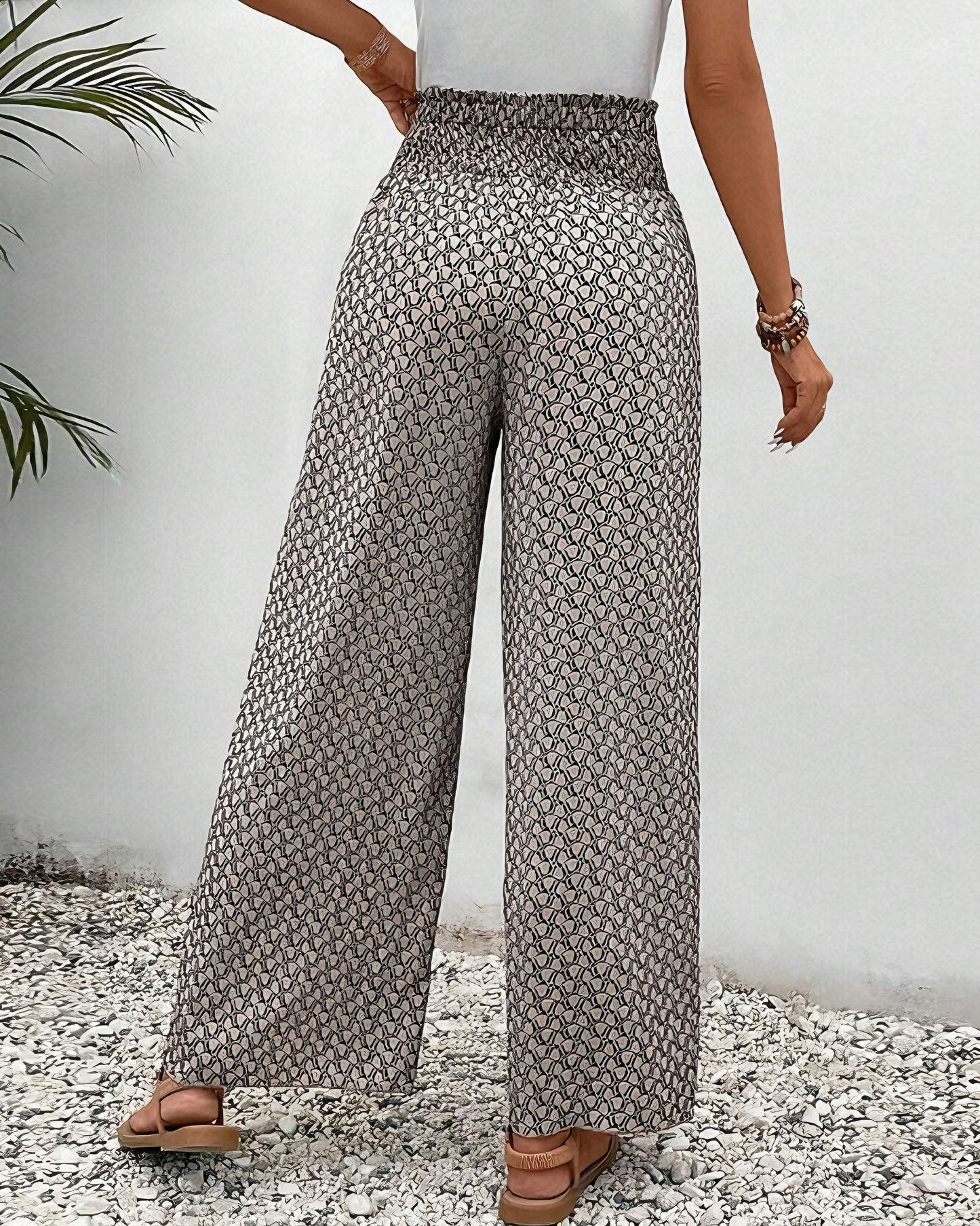 Evelyn™ | Flowy Wide-Leg Trousers