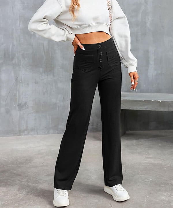 Penelope™ - High-Waisted Casual Pants