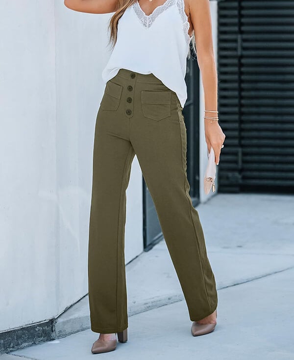 Penelope™ - High-Waisted Casual Pants