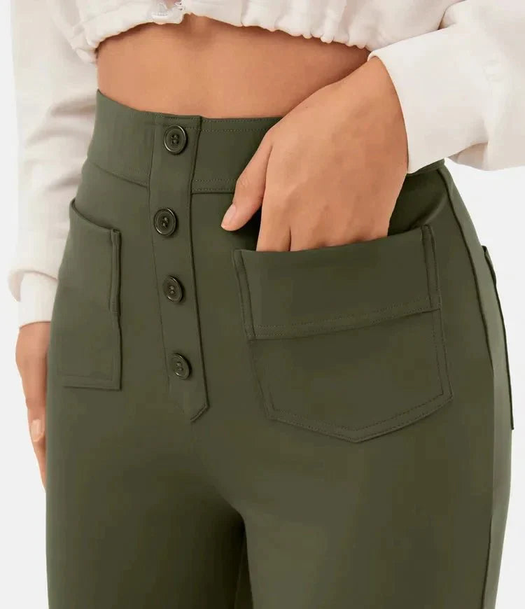 Penelope™ - High-Waisted Casual Pants