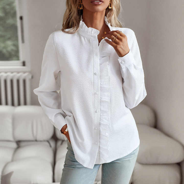 Lyssa™ | Elegant Long Sleeve Blouse